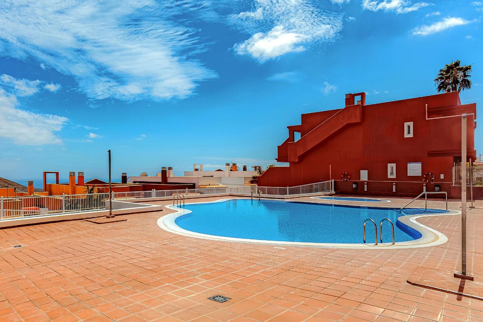 Great View Over The Ocean In Apartment Bianca With Wifi And Pool Chayofa Exterior foto